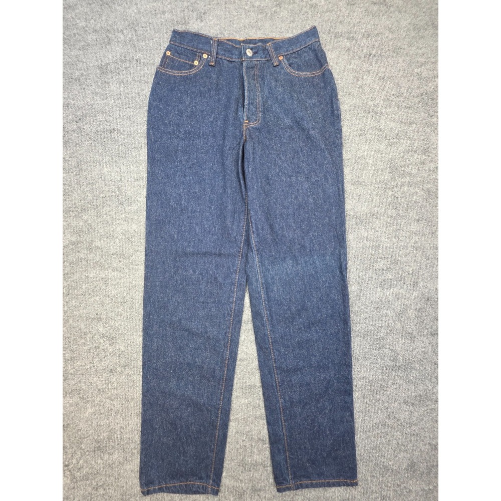 Vintage 80s Levi's 501 Jeans Women's 13 (28 x 30) Dark Wash Made USA Tapered